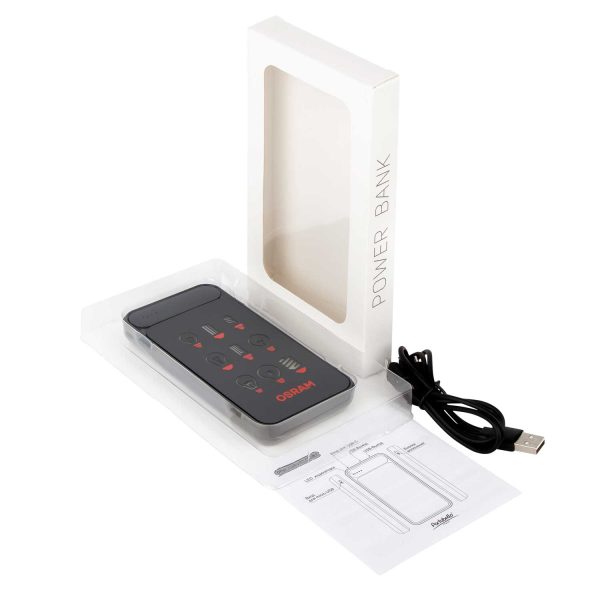 Внешний аккумулятор с подсветкой Starlight Plus PB 10000 mAh, серый — изображение 4