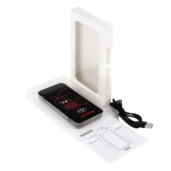 Внешний аккумулятор с подсветкой Starlight Plus PB 10000 mAh, черный — изображение 5
