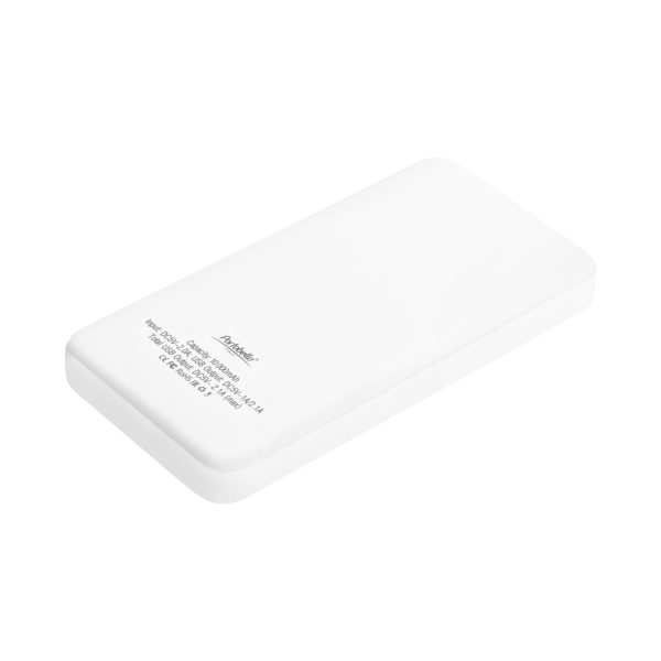 Внешний аккумулятор с подсветкой Skyline Plus 10000 mAh, белый — изображение 2