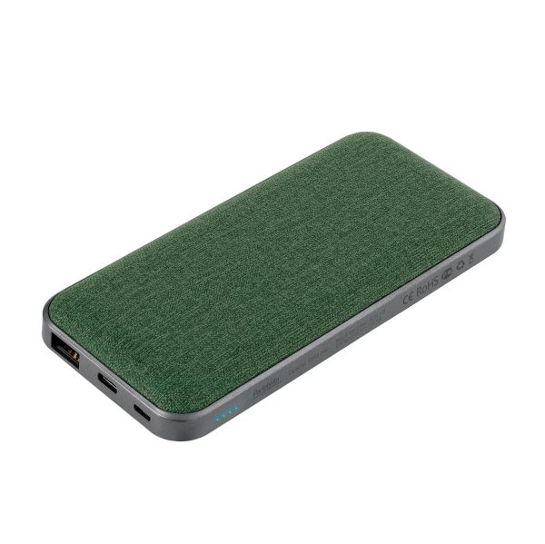 Внешний аккумулятор Tweed PB 10000 mAh, зеленый — изображение 2