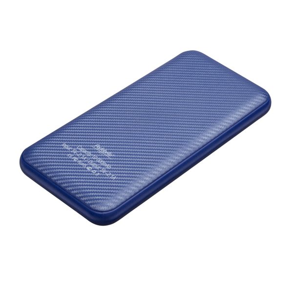 Внешний аккумулятор Carbon PB 10000 mAh, синий металлик — изображение 2