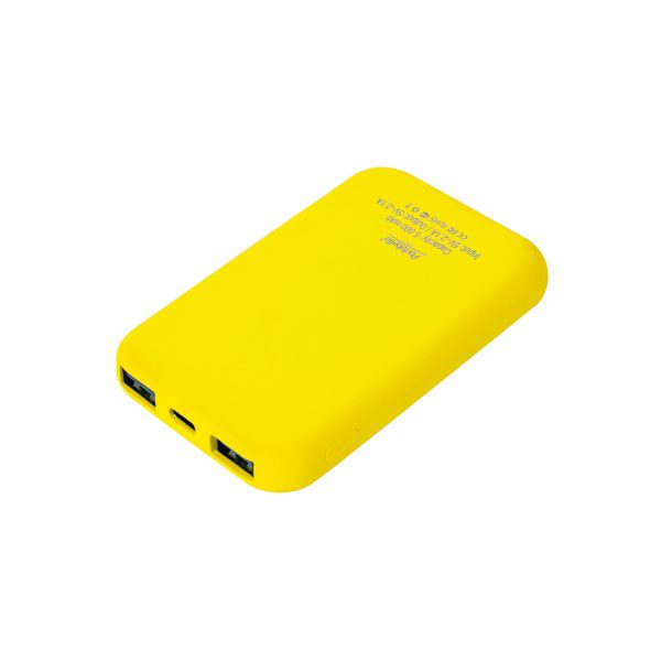 Внешний аккумулятор Velutto 5000 mAh, желтый — изображение 3