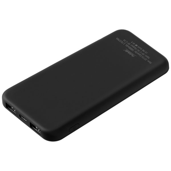 Внешний аккумулятор с подсветкой Luce 10000 mAh, черный — изображение 4