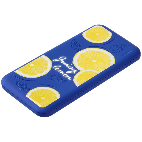 Внешний аккумулятор с подсветкой Luce Ultramarine 10000 mAh, ярко-синий — изображение 2