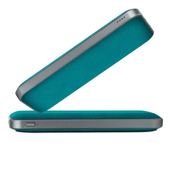 Внешний аккумулятор In Velour 10000 mAh, бирюзовый — изображение 4