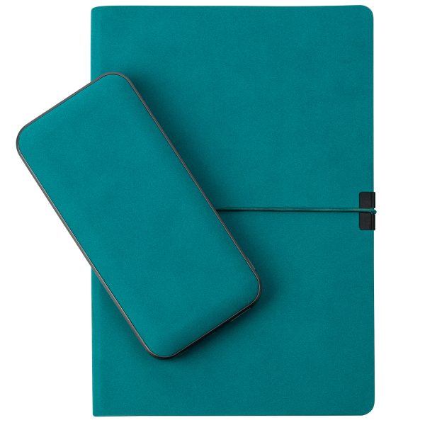 Внешний аккумулятор In Velour 10000 mAh, бирюзовый — изображение 5