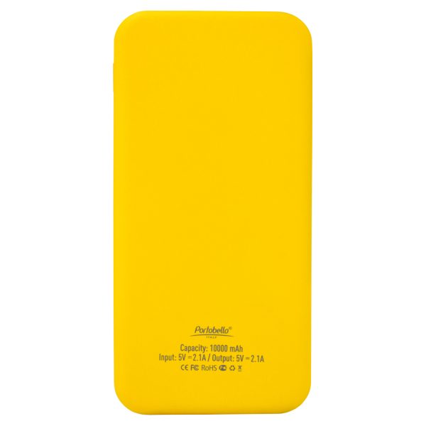 Внешний аккумулятор с подсветкой Luce Lemoni 10000 mAh, желтый — изображение 5