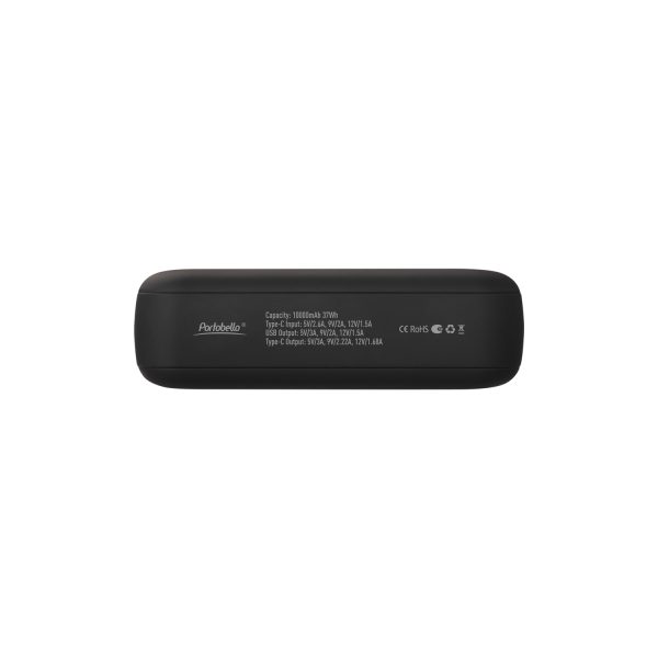 Внешний аккумулятор с функцией быстрой зарядки Formula 10000 mAh, черный — изображение 5