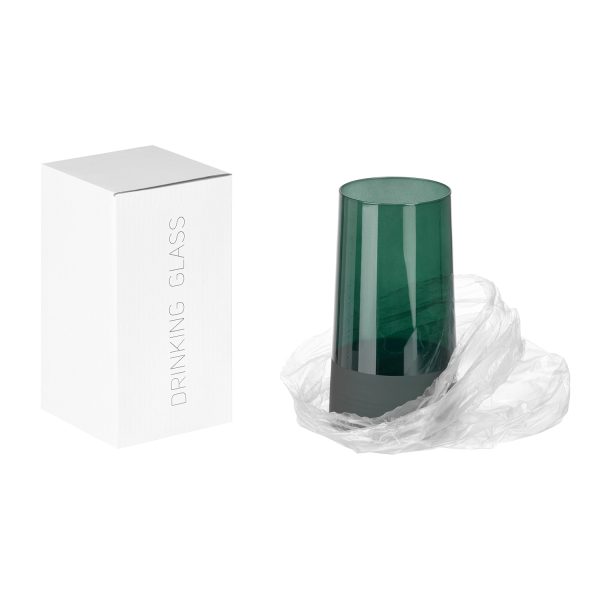 Стакан для воды высокий Emerald, зеленый — изображение 5