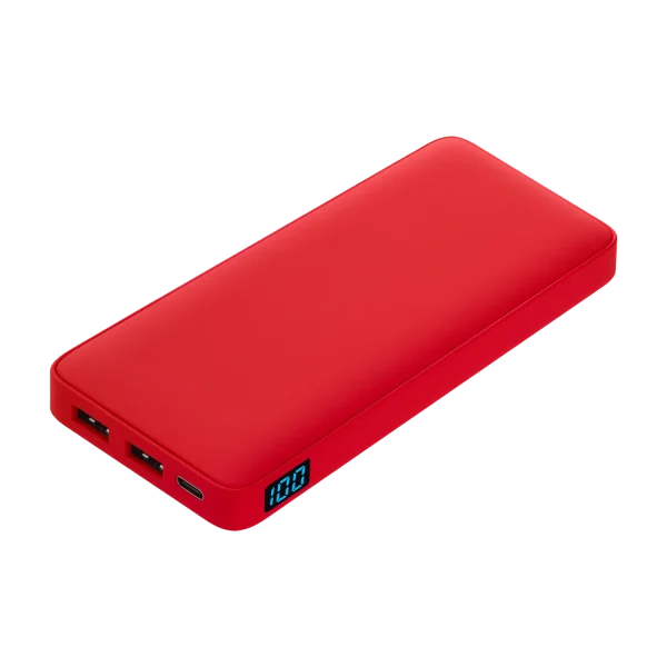 Внешний аккумулятор с подсветкой Ancor Plus 10000 mAh, красный — изображение 2