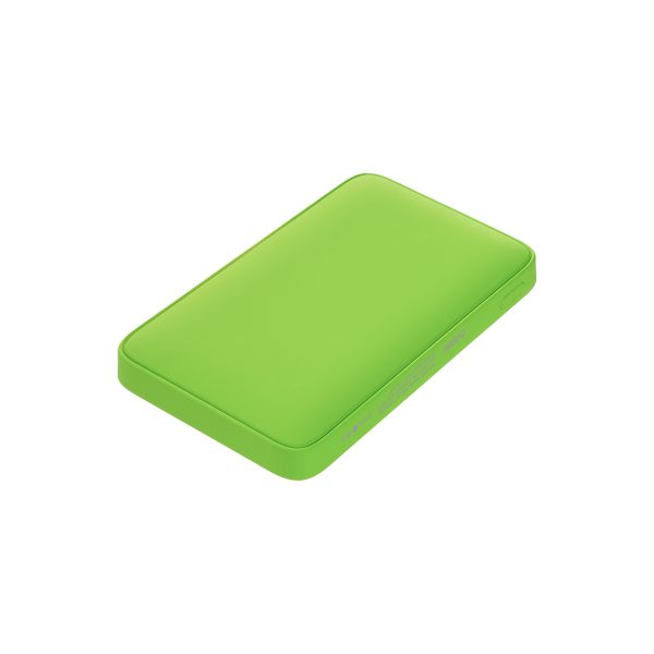 Внешний аккумулятор с подсветкой Ancor 5000 mAh, салатовый — изображение 2